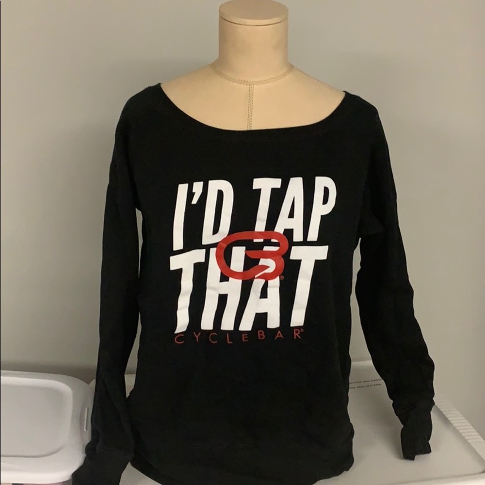 CycleBar Women’s Black Sweatshirt - Large